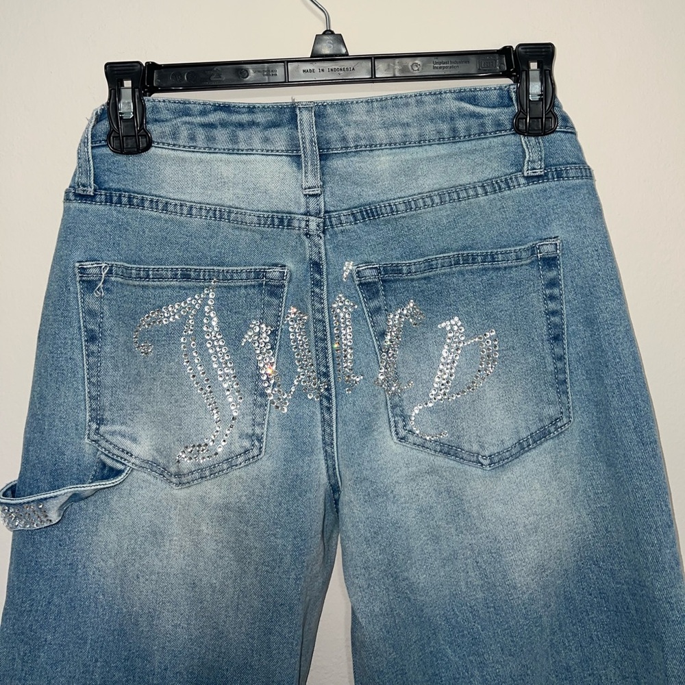 Juicy Couture Blue Flare & Wide Leg Jeans - Picture 3 of 5